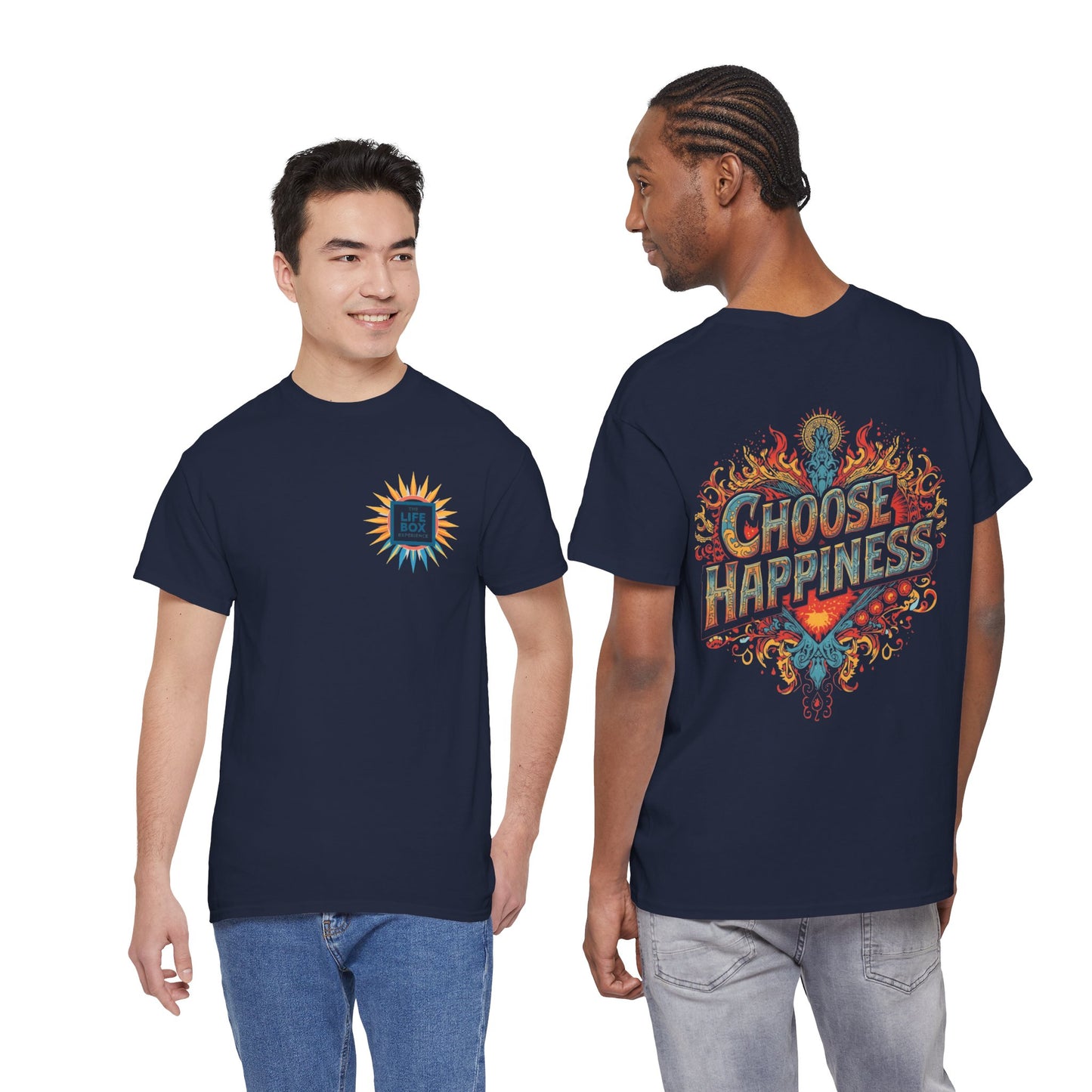 Choose Happiness Unixes T-Shirt Positive Mindset Vibes
