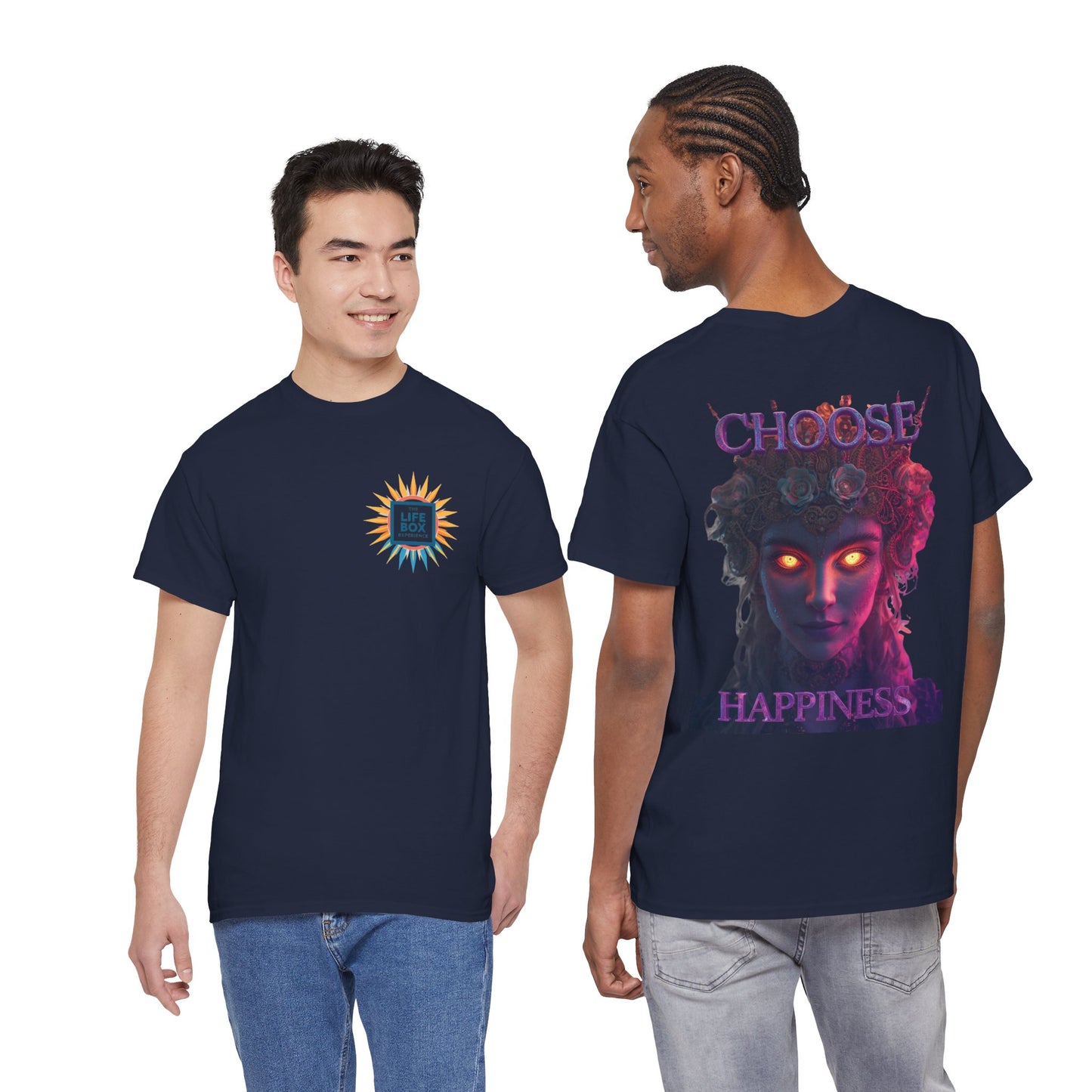 Choose Happiness Unixes T-Shirt Positive Mindset Vibes