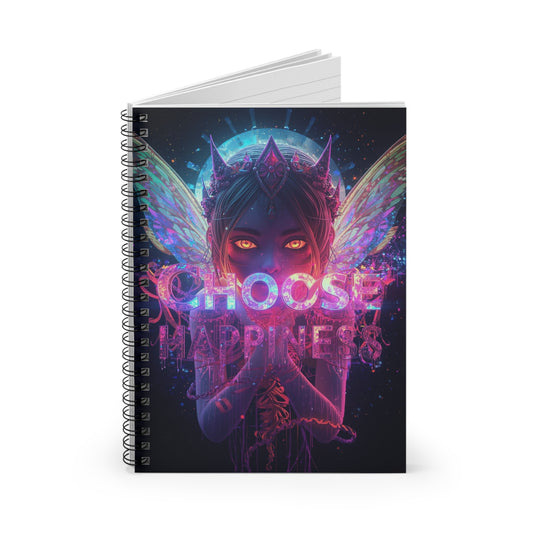 Choose Happiness Spiral Notebook Ruled Journal for Positivity & Daily Notes