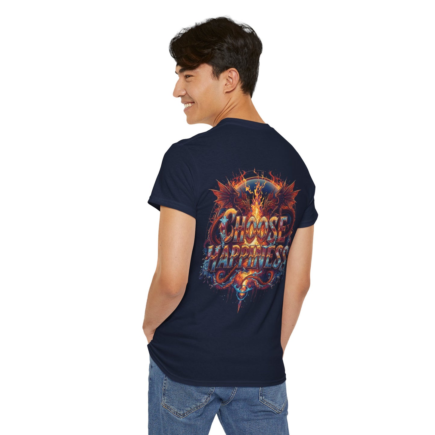 Choose Happiness Unixes T-Shirt Positive Mindset Vibes