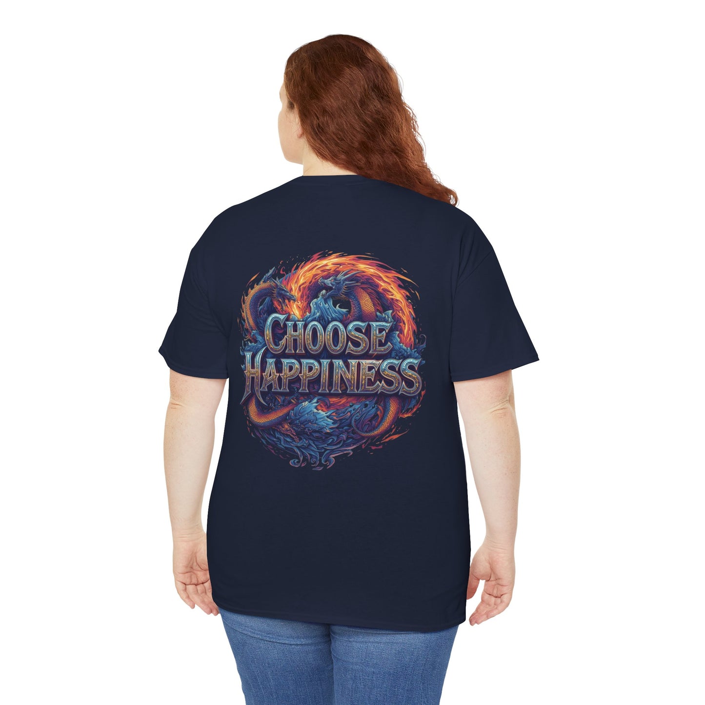 Choose Happiness Unixes T-Shirt Positive Mindset Vibes