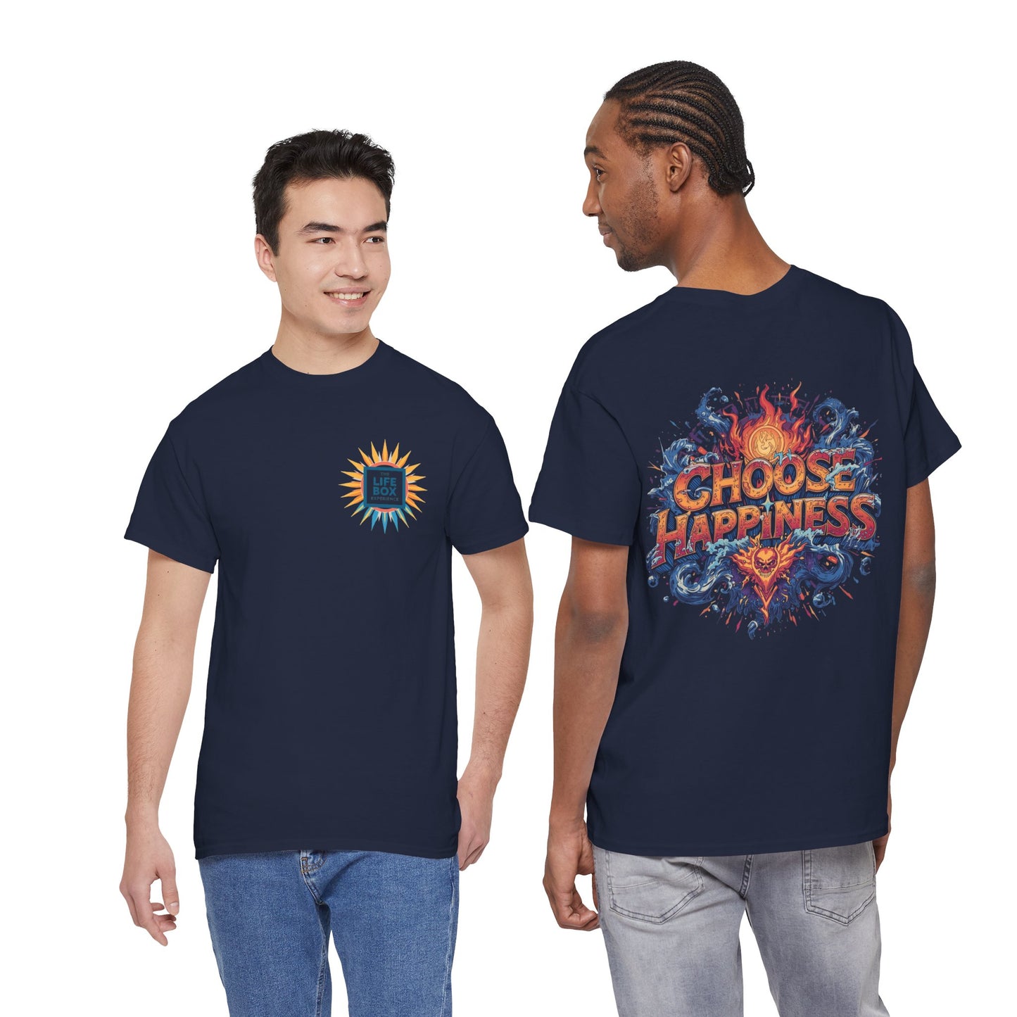 Choose Happiness Unixes T-Shirt Positive Mindset Vibes