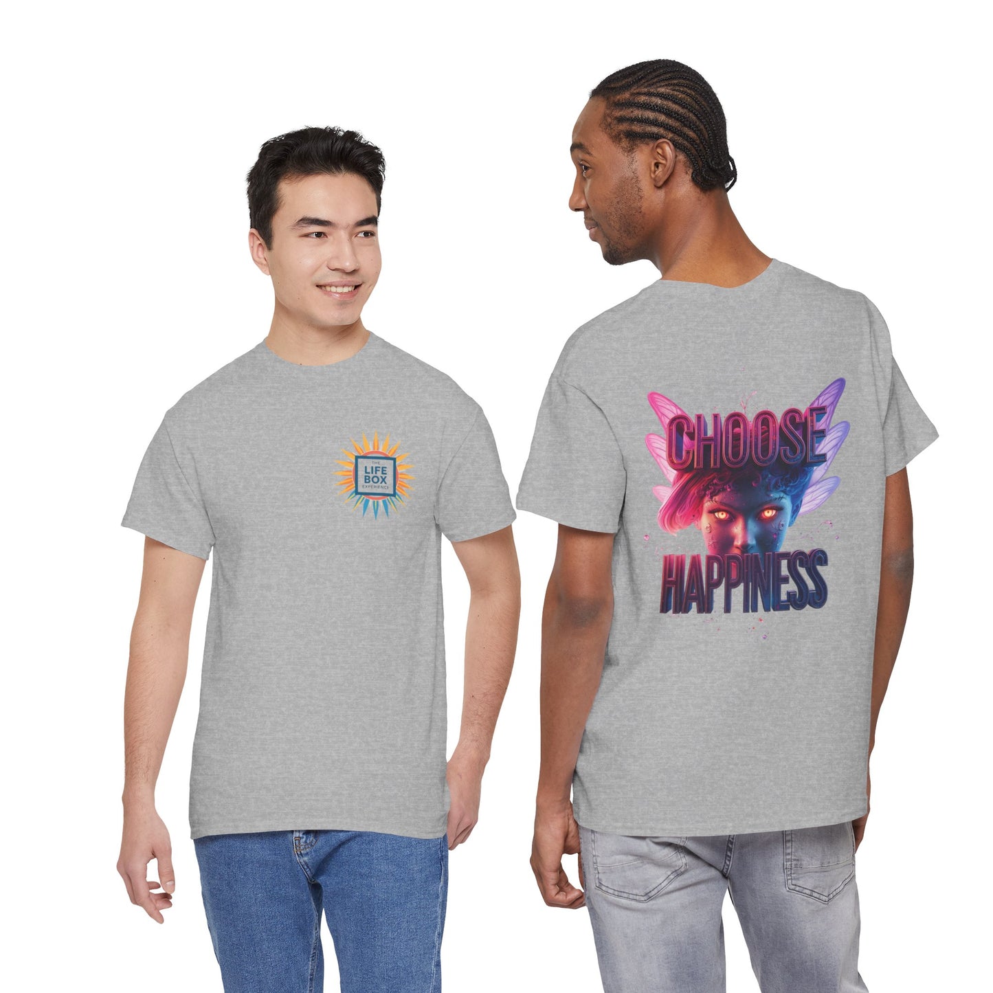Choose Happiness Unixes T-Shirt Positive Mindset Vibes