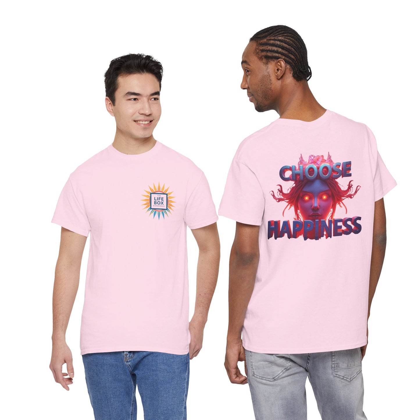 Choose Happiness Unixes T-Shirt Positive Mindset Vibes
