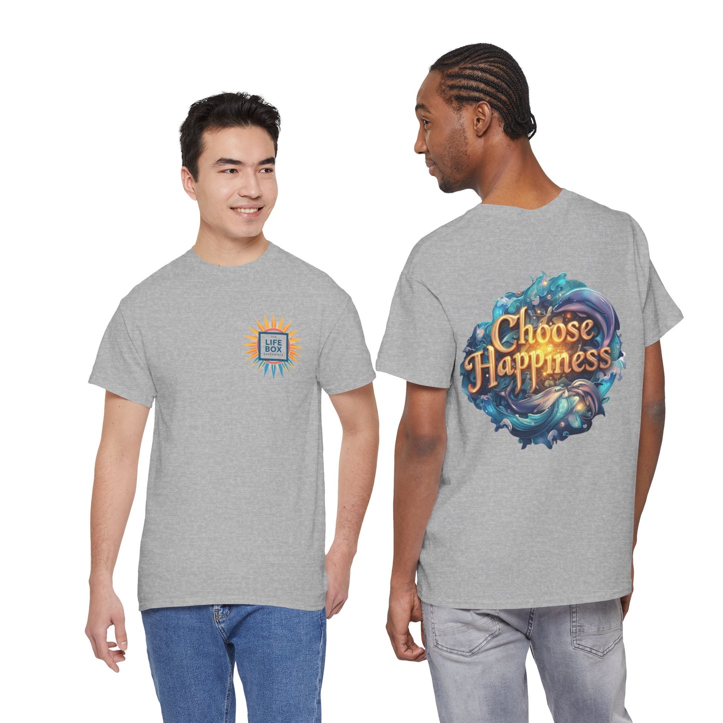 Choose Happiness Unixes T-Shirt Positive Mindset Vibes