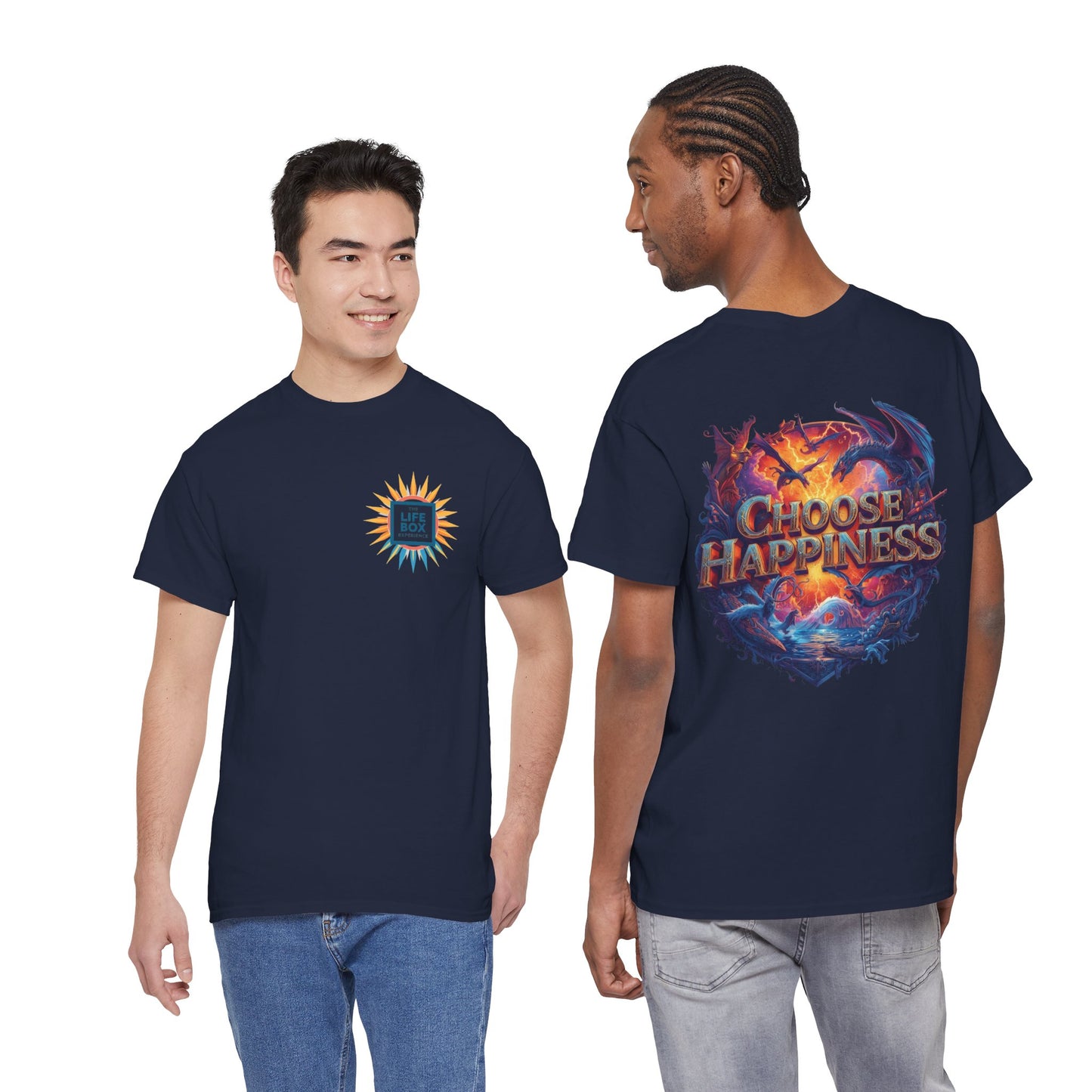 Choose Happiness Unixes T-Shirt Positive Mindset Vibes