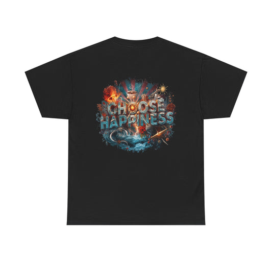 Choose Happiness Unixes T-Shirt Positive Mindset Vibes