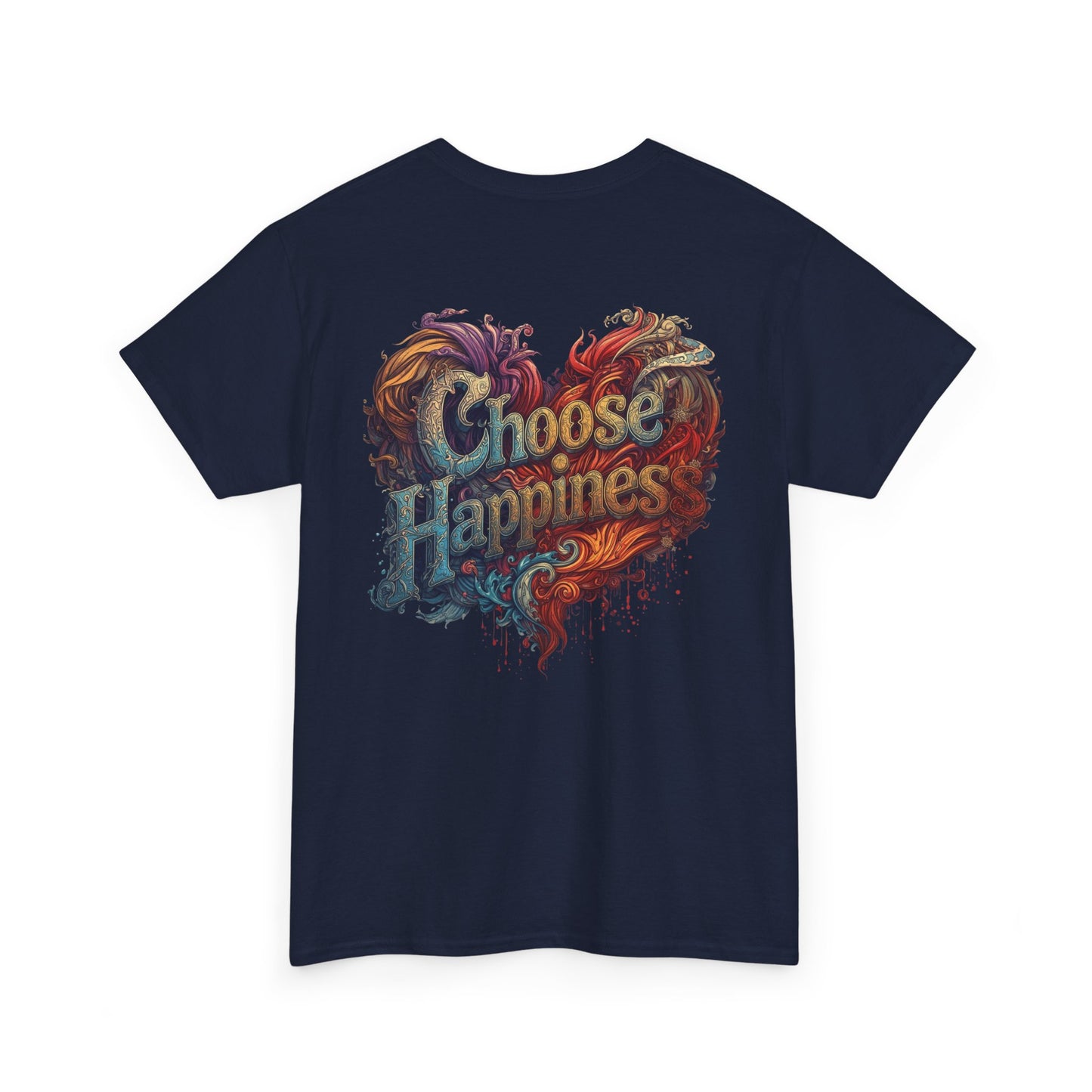 Choose Happiness Unixes T-Shirt Positive Mindset Vibes
