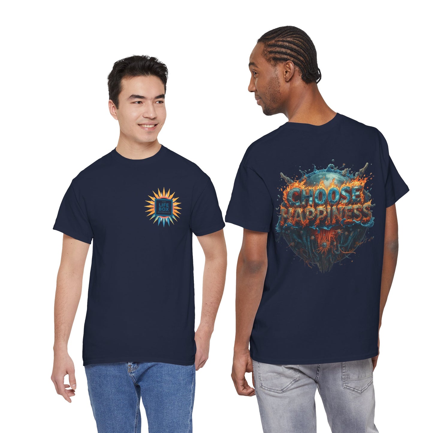 Choose Happiness Unixes T-Shirt Positive Mindset Vibes