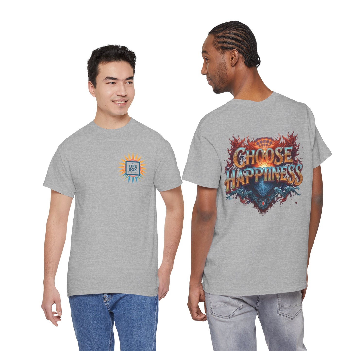 Choose Happiness Unixes T-Shirt Positive Mindset Vibes