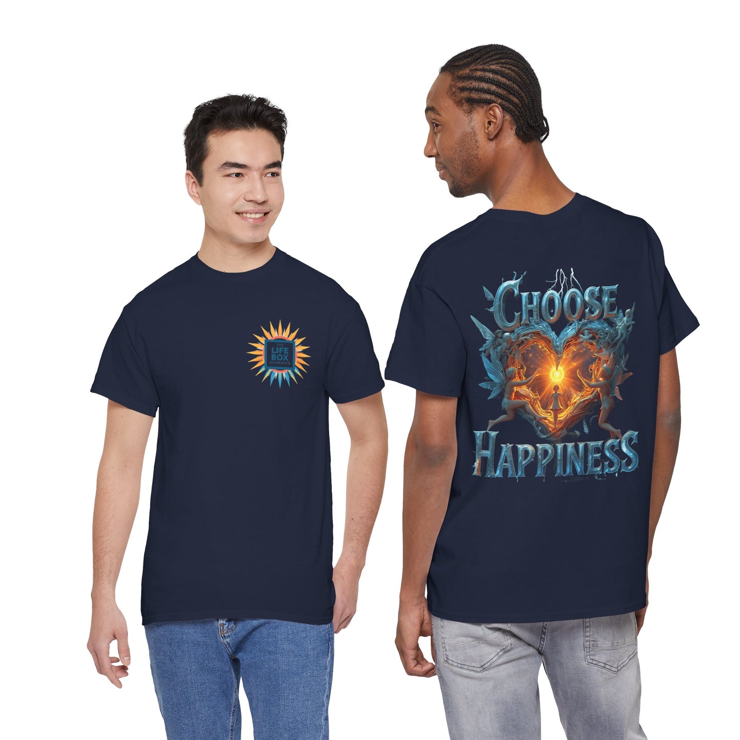 Choose Happiness Unixes T-Shirt Positive Mindset Vibes