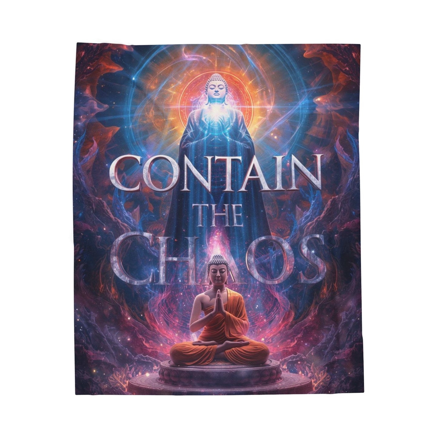Contain the Chaos Velveteen Plush Blanket