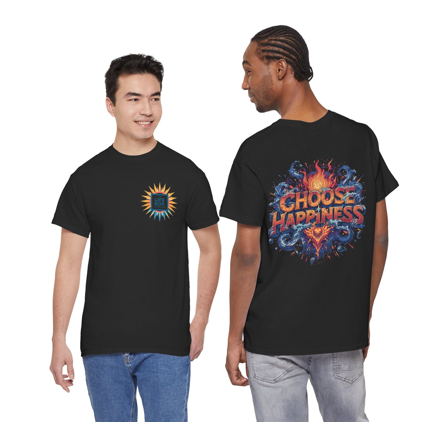 Choose Happiness Unixes T-Shirt Positive Mindset Vibes