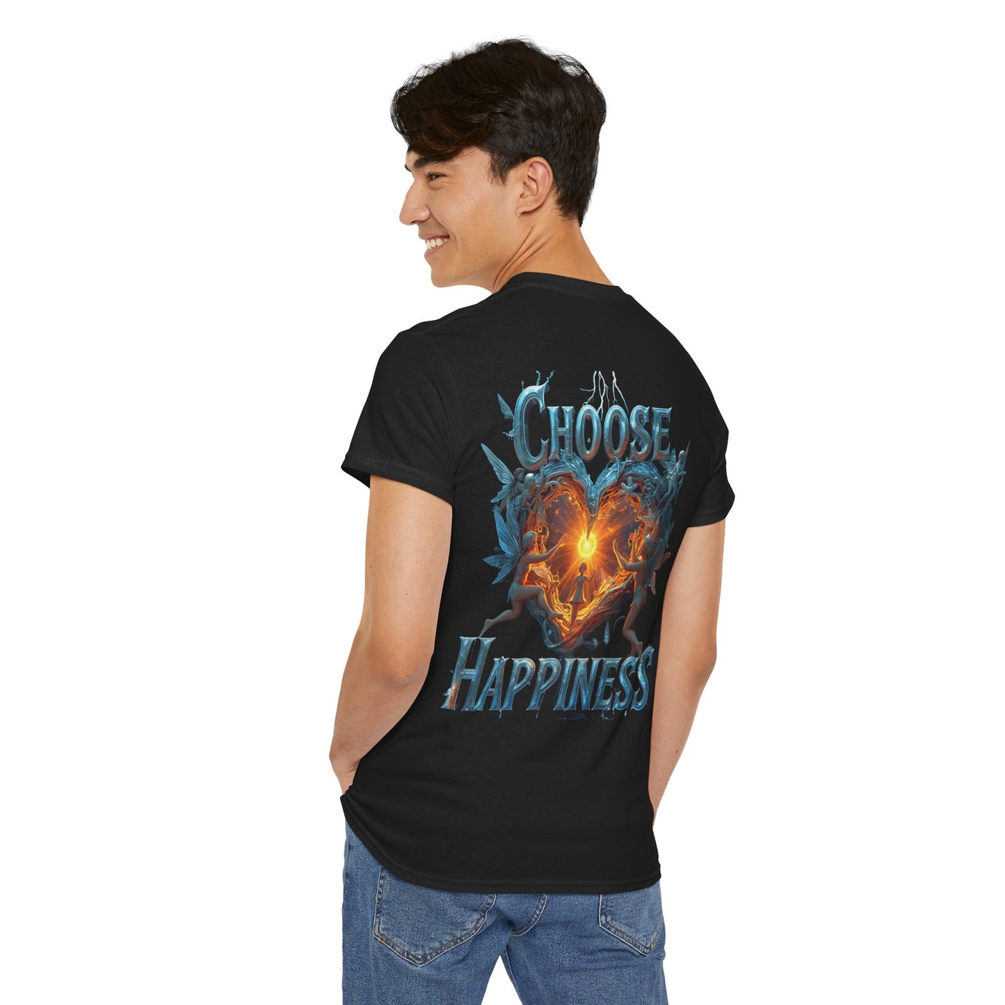 Choose Happiness Unixes T-Shirt Positive Mindset Vibes