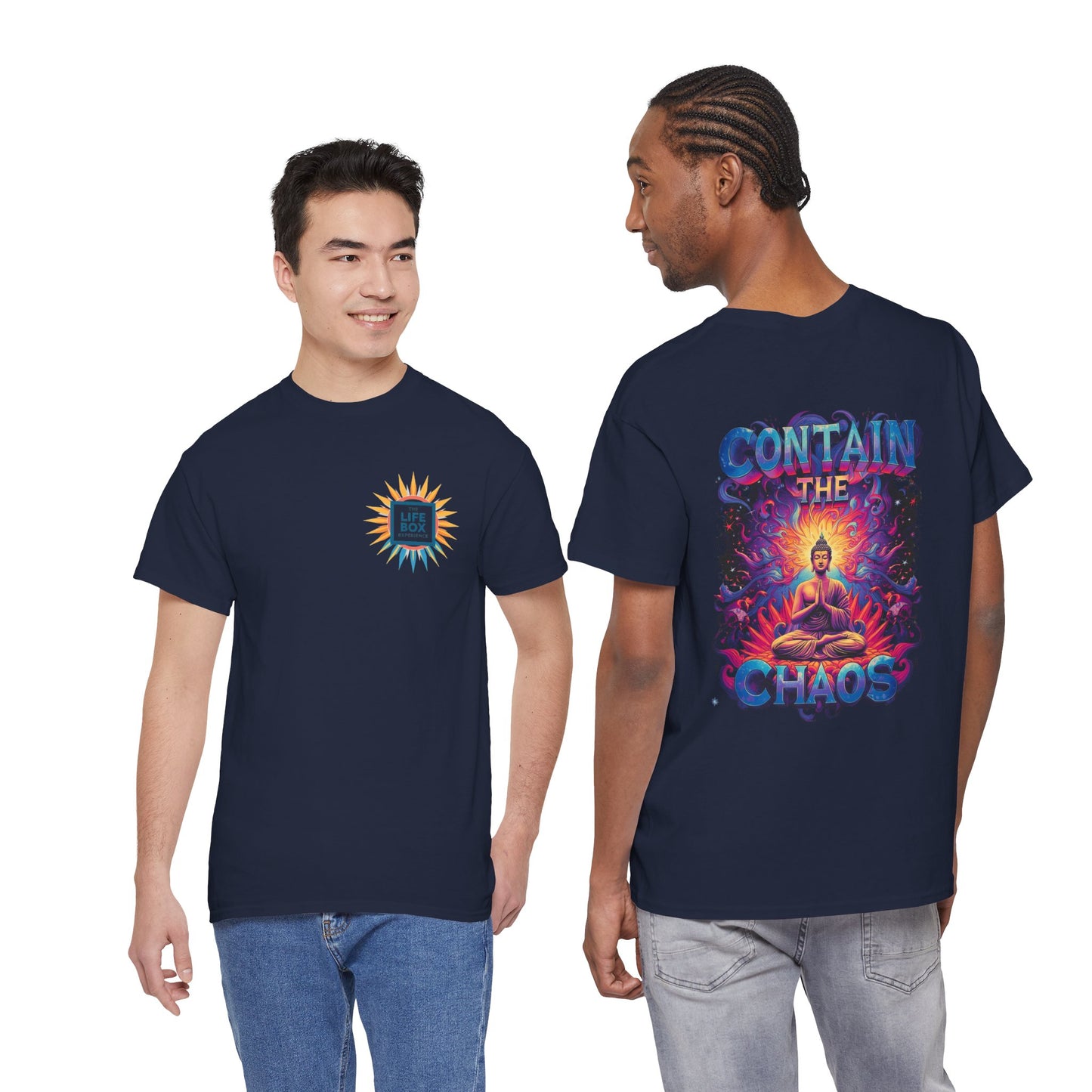 Contain The Chaos Unisex Tee, Positive Mindset Shirt