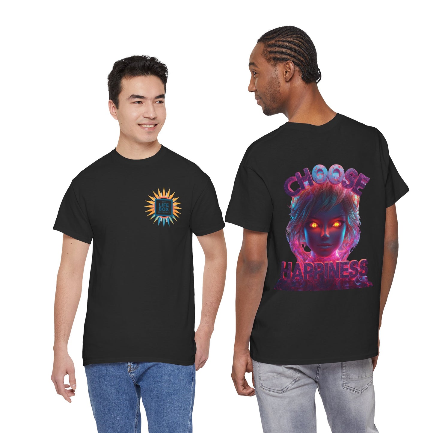Choose Happiness Unixes T-Shirt Positive Mindset Vibes