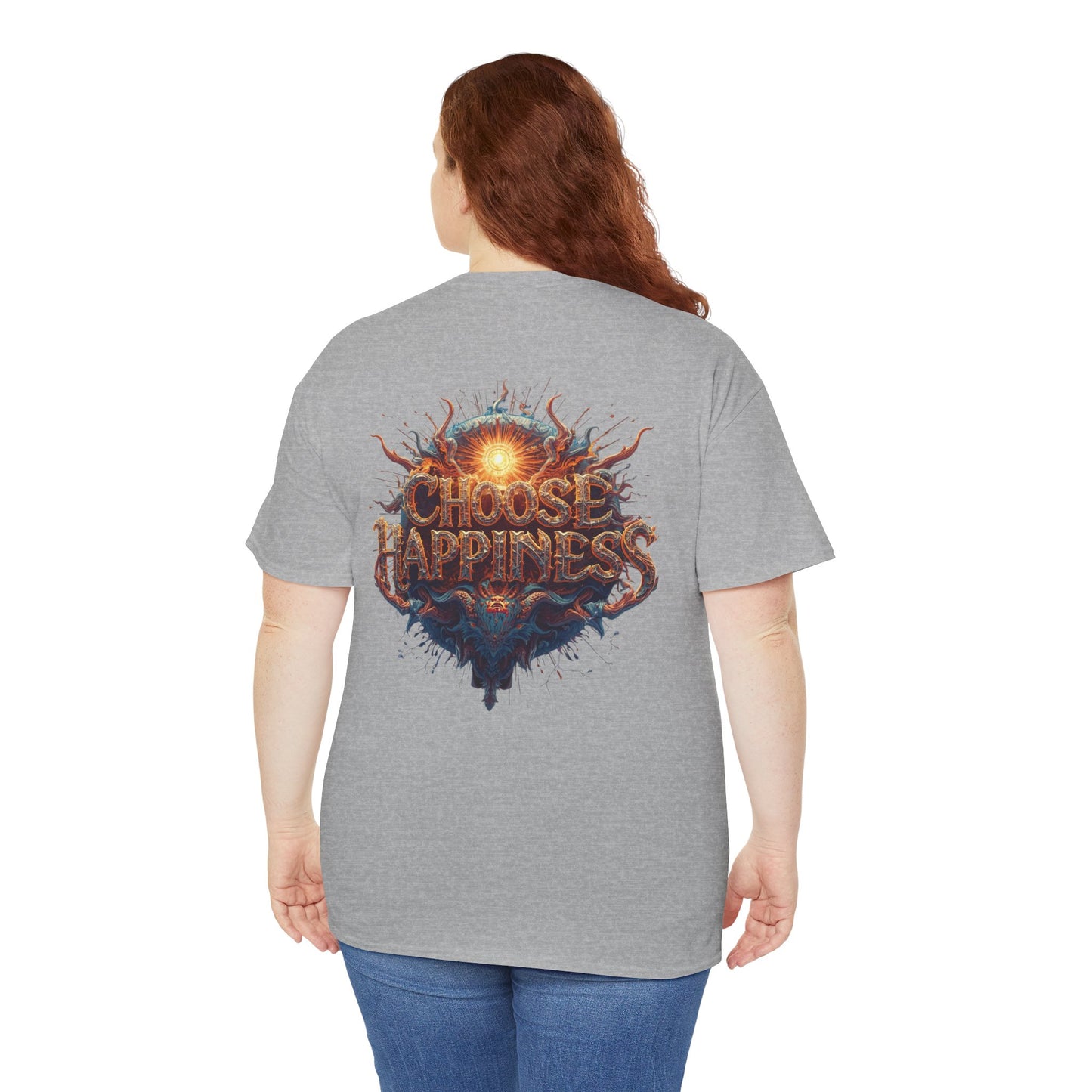 Choose Happiness Unixes T-Shirt Positive Mindset Vibes