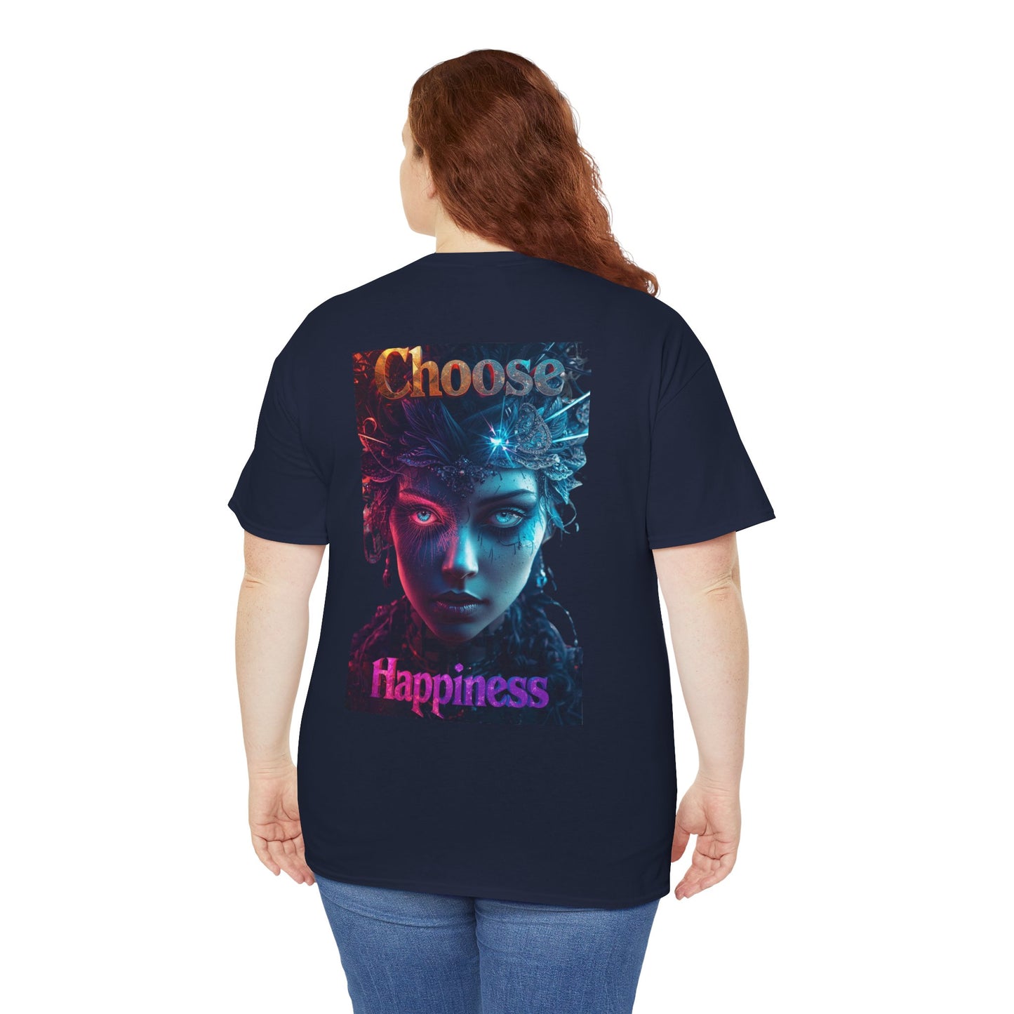 Choose Happiness Unixes T-Shirt Positive Mindset Vibes