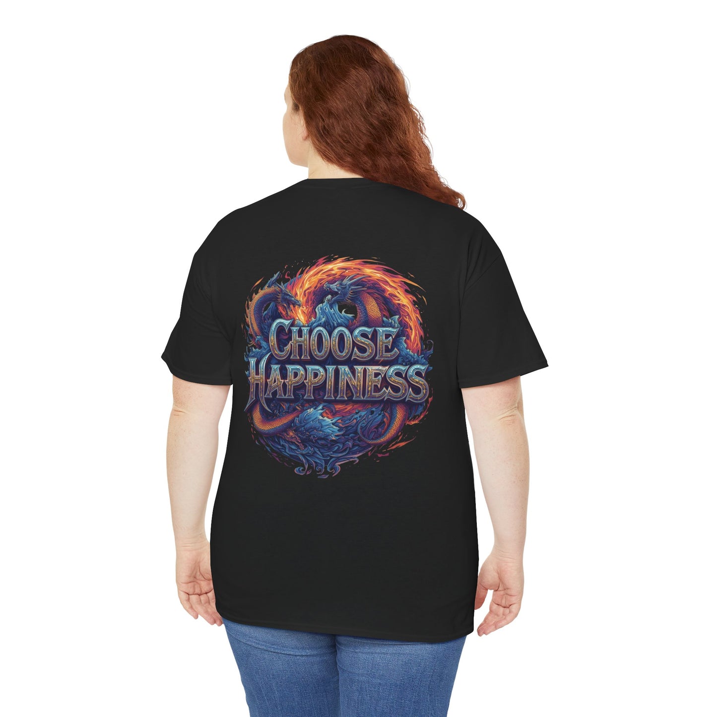 Choose Happiness Unixes T-Shirt Positive Mindset Vibes