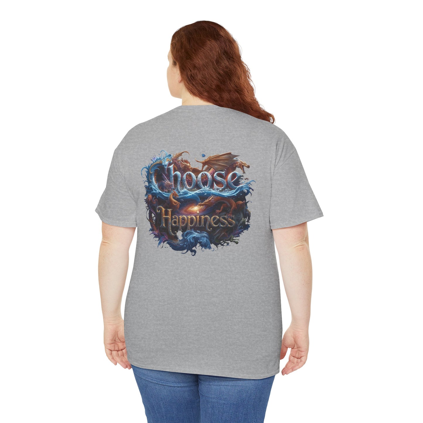 Choose Happiness Unixes T-Shirt Positive Mindset Vibes