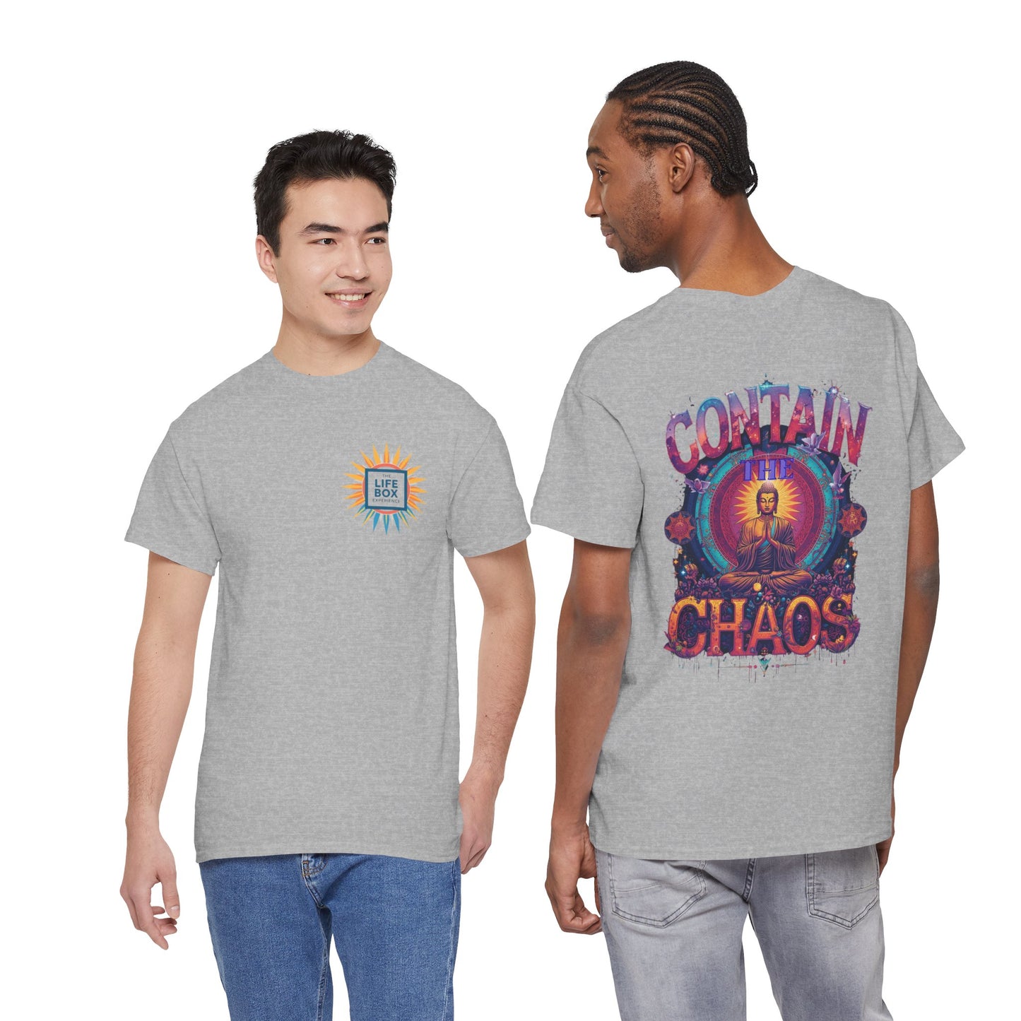 Contain The Chaos Unisex Tee, Positive Mindset Shirt