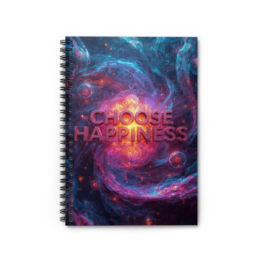 Choose Happiness Spiral Notebook Ruled Journal for Positivity & Daily Notes