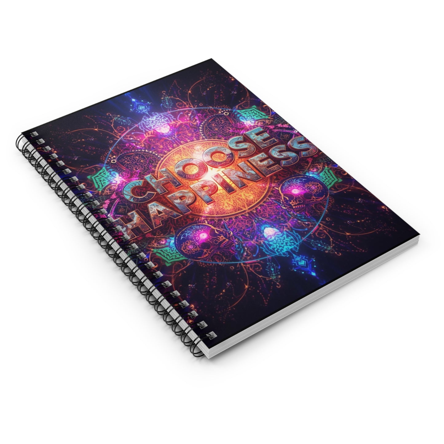 Choose Happiness Spiral Notebook Ruled Journal for Positivity & Daily Notes