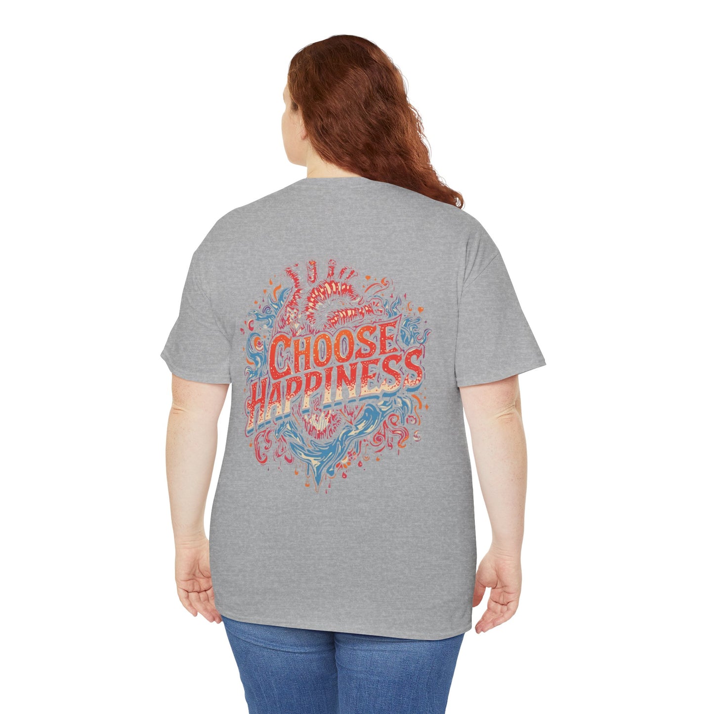 Choose Happiness Unixes T-Shirt Positive Mindset Vibes