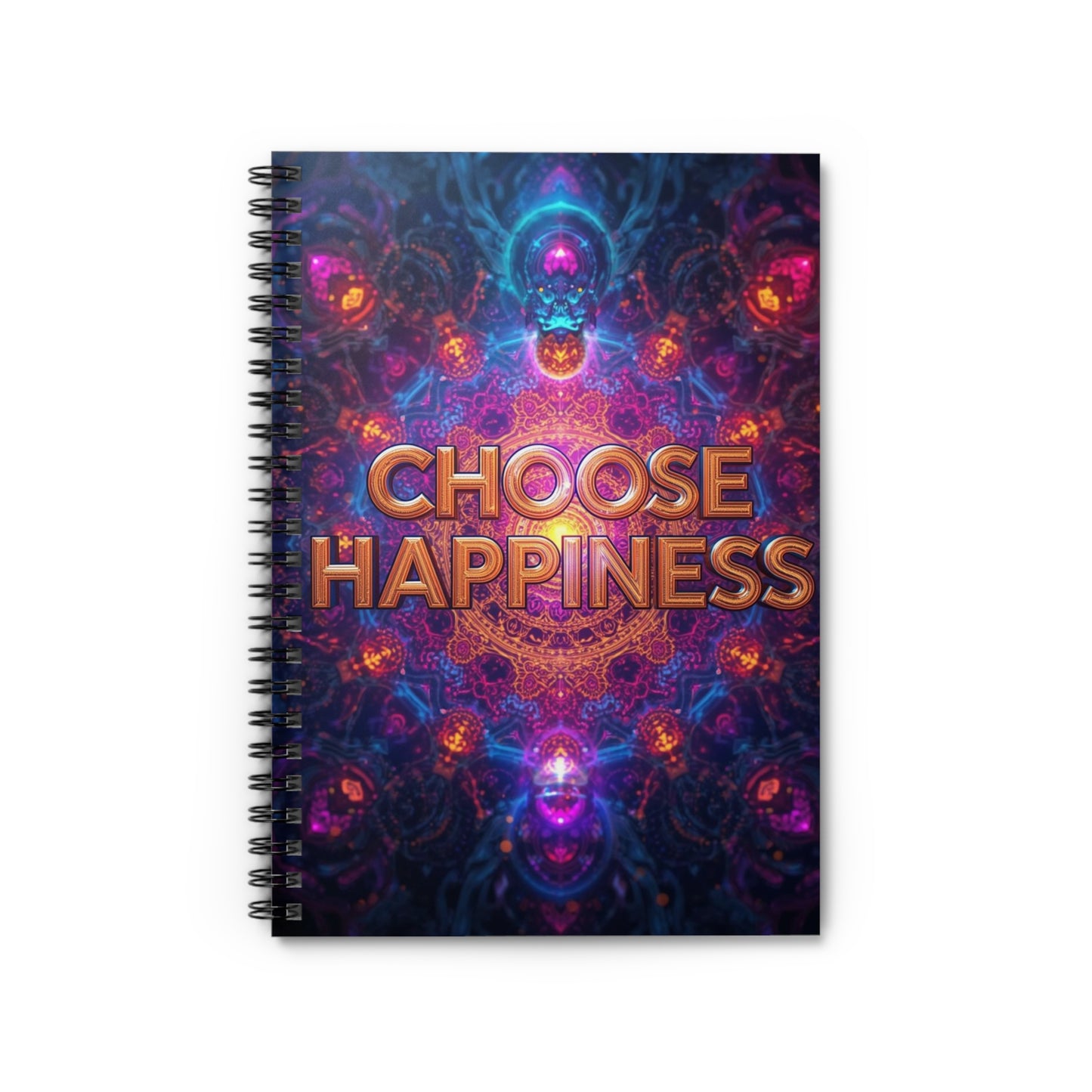 Choose Happiness Spiral Notebook  Ruled Journal for Positivity & Daily Notes