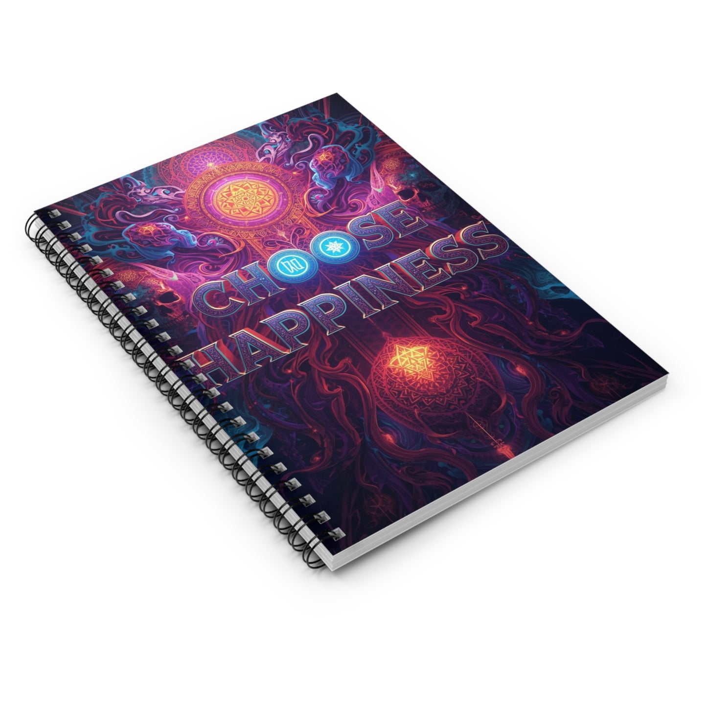 Choose Happiness Spiral Notebook  Ruled Journal for Positivity & Daily Notes