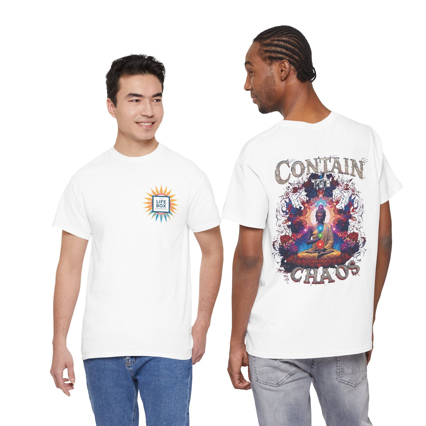 Contain The Chaos Unisex Tee, Positive Mindset Shirt