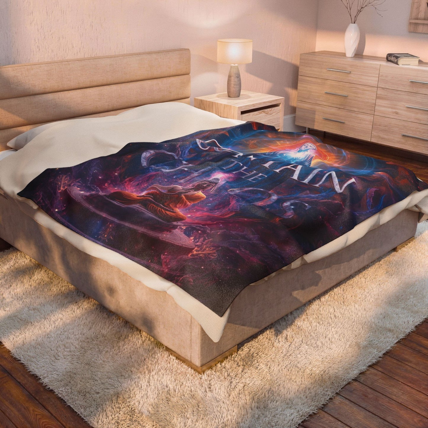 Contain the Chaos Velveteen Plush Blanket