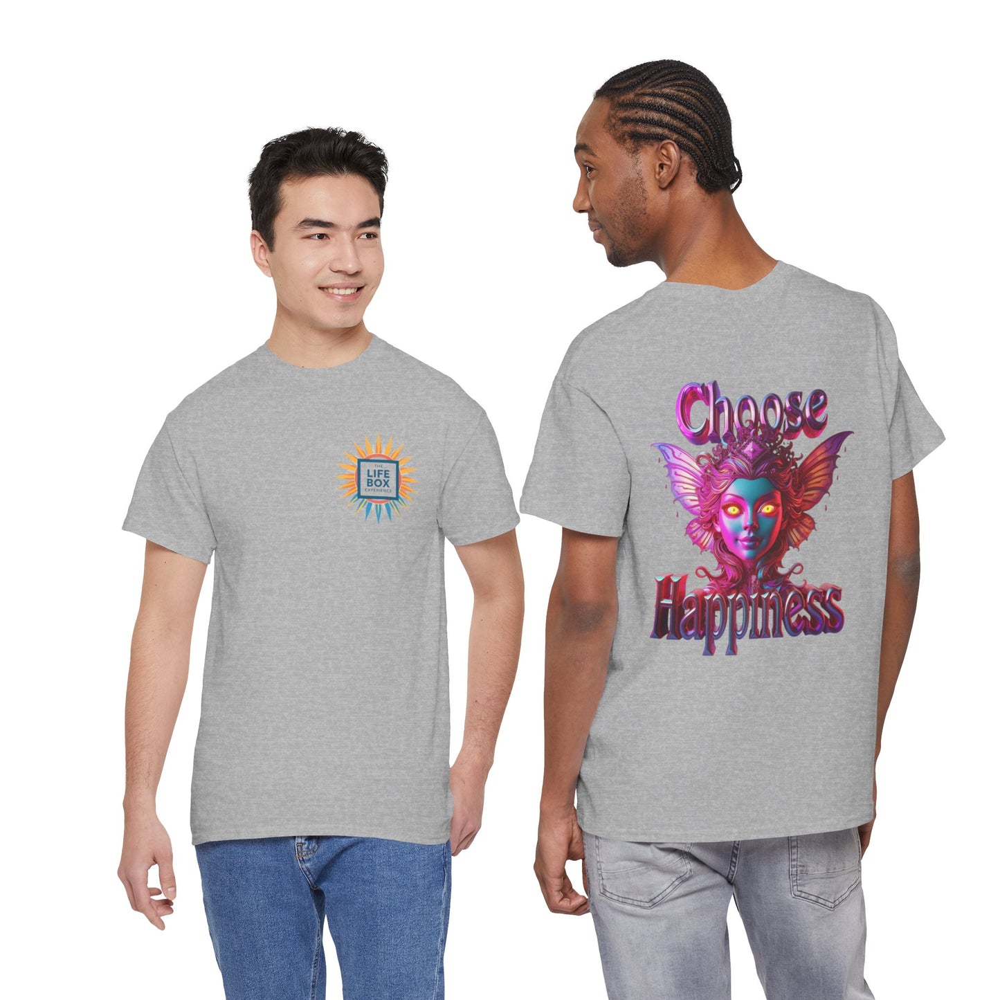 Choose Happiness Unixes T-Shirt Positive Mindset Vibes