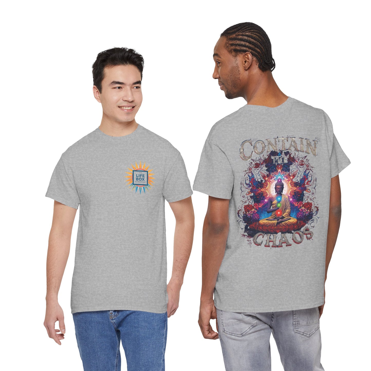 Contain The Chaos Unisex Tee, Positive Mindset Shirt