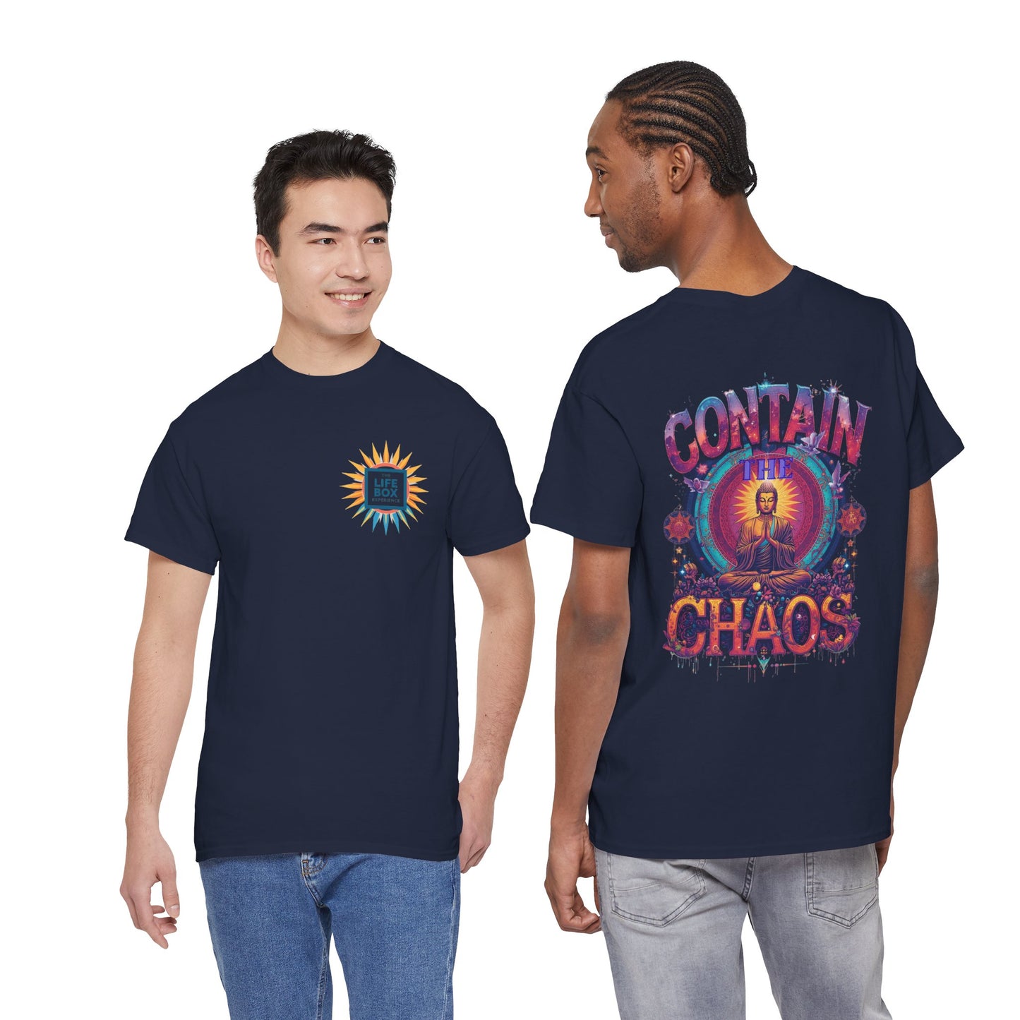 Contain The Chaos Unisex Tee, Positive Mindset Shirt