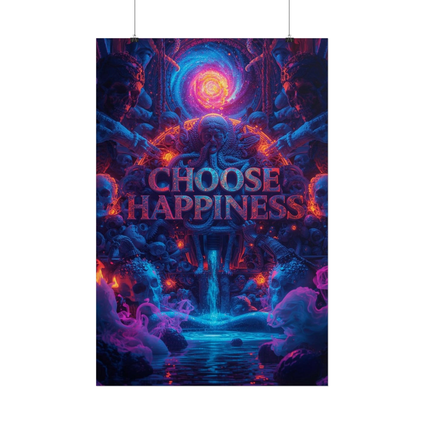 The LifeBox Motivational Poster, Choose Happiness Wall Art, Self Discipline & Mindset Decor, Personal Growth Inspirational Quote Print