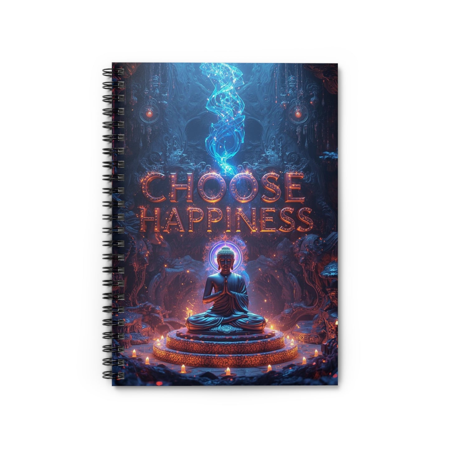 Choose Happiness Spiral Notebook  Ruled Journal for Positivity & Daily Notes