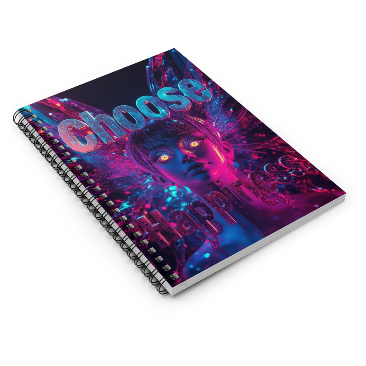 Choose Happiness Spiral Notebook Ruled Journal for Positivity & Daily Notes