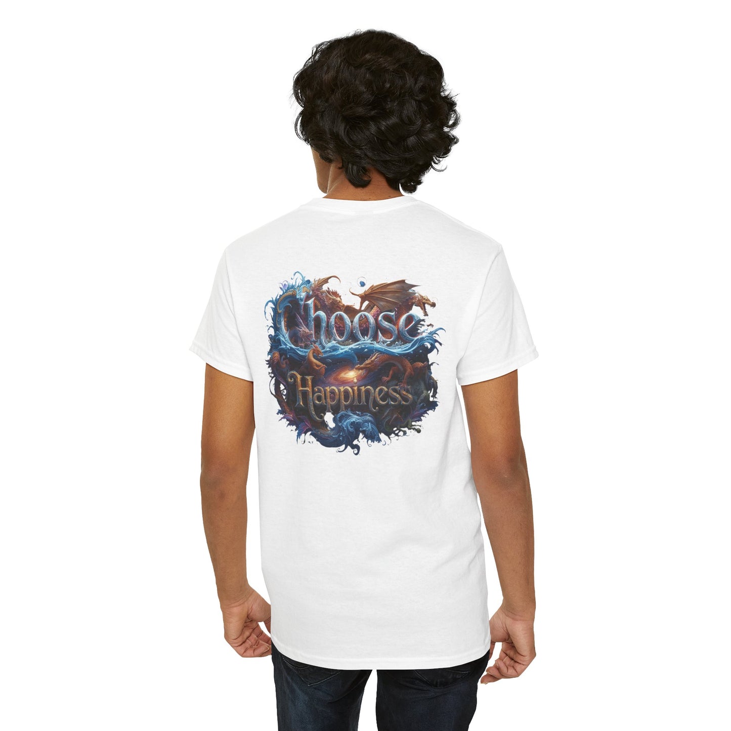 Choose Happiness Unixes T-Shirt Positive Mindset Vibes