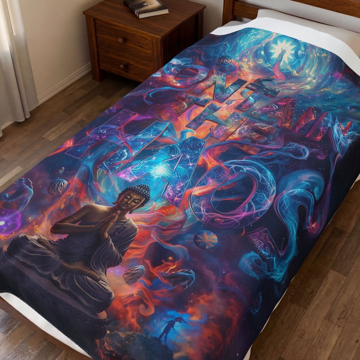 Contain the Chaos Velveteen Plush Blanket