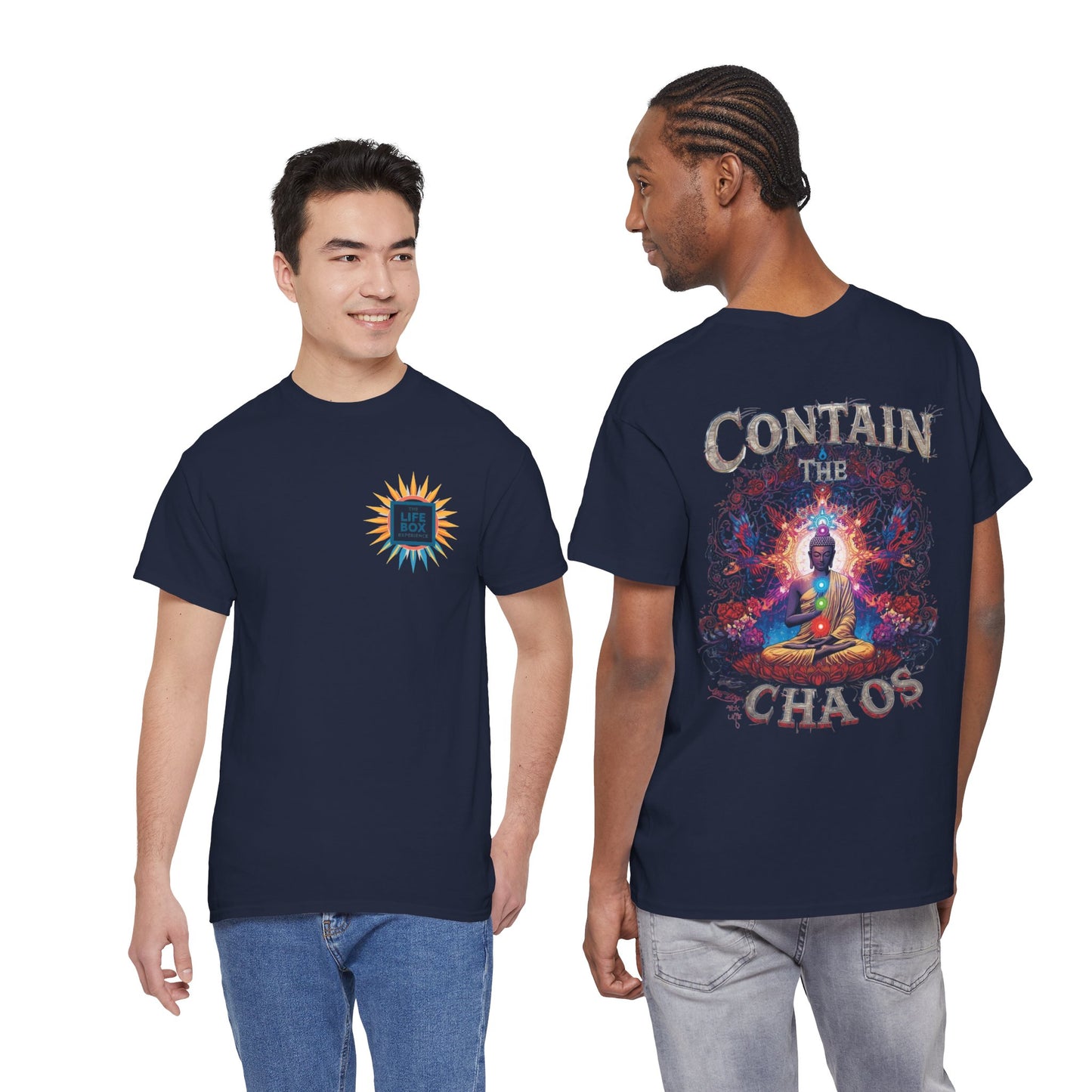 Contain The Chaos Unisex Tee, Positive Mindset Shirt
