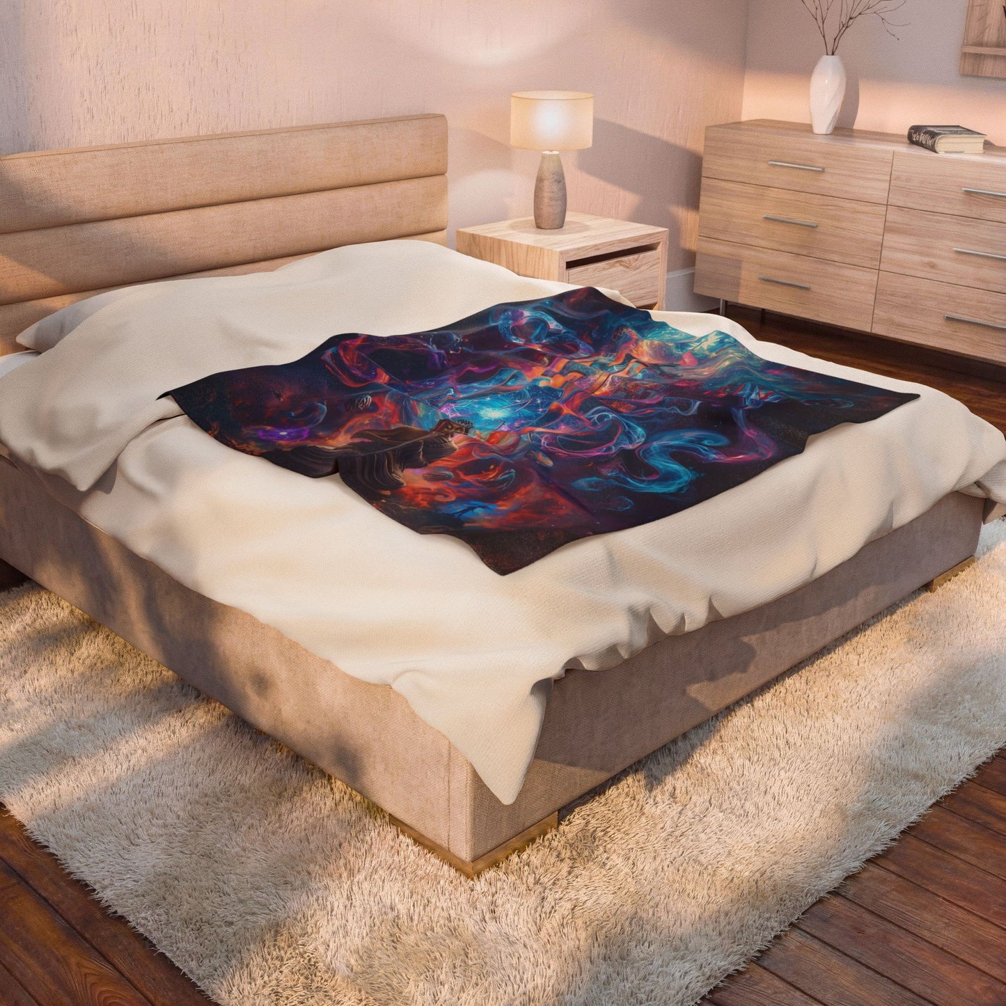 Contain the Chaos Velveteen Plush Blanket