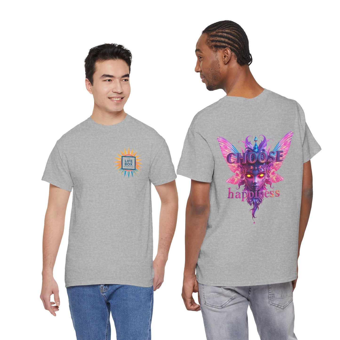 Choose Happiness Unixes T-Shirt Positive Mindset Vibes