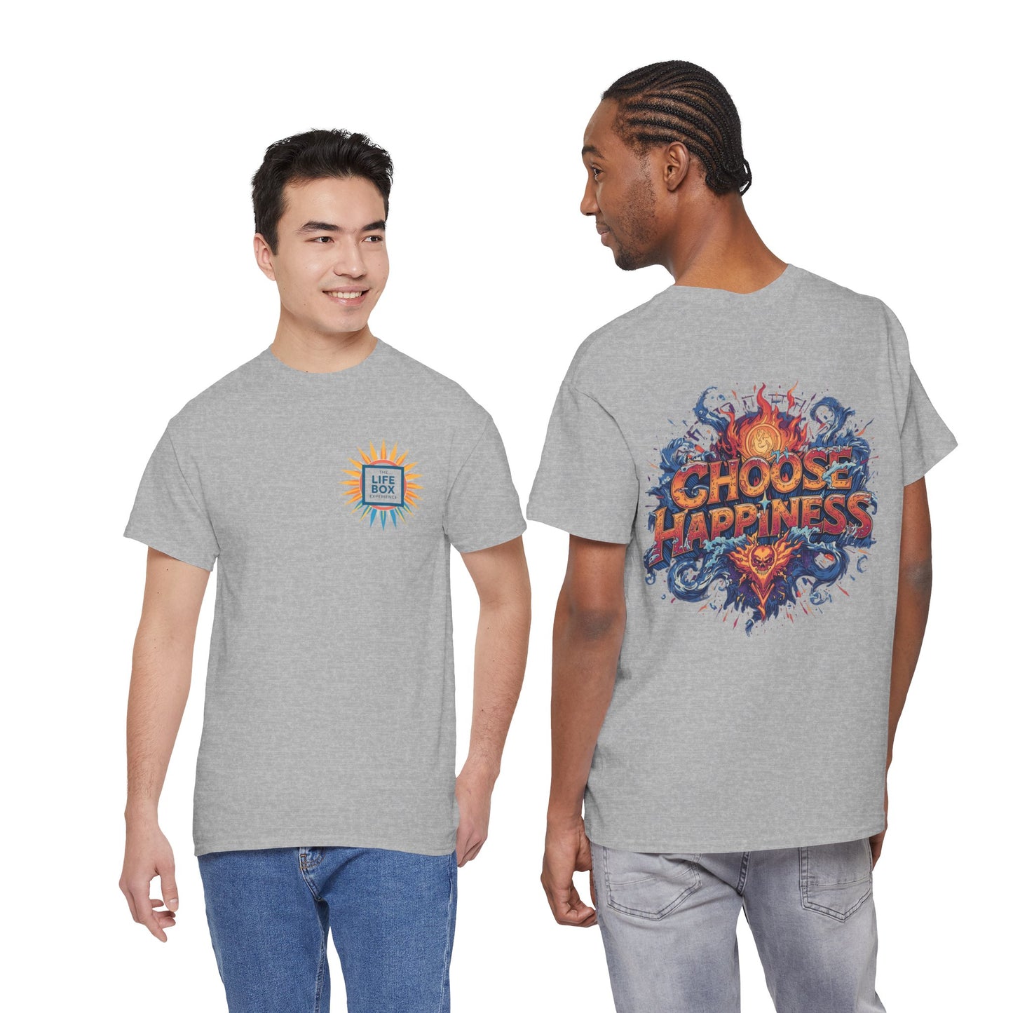 Choose Happiness Unixes T-Shirt Positive Mindset Vibes