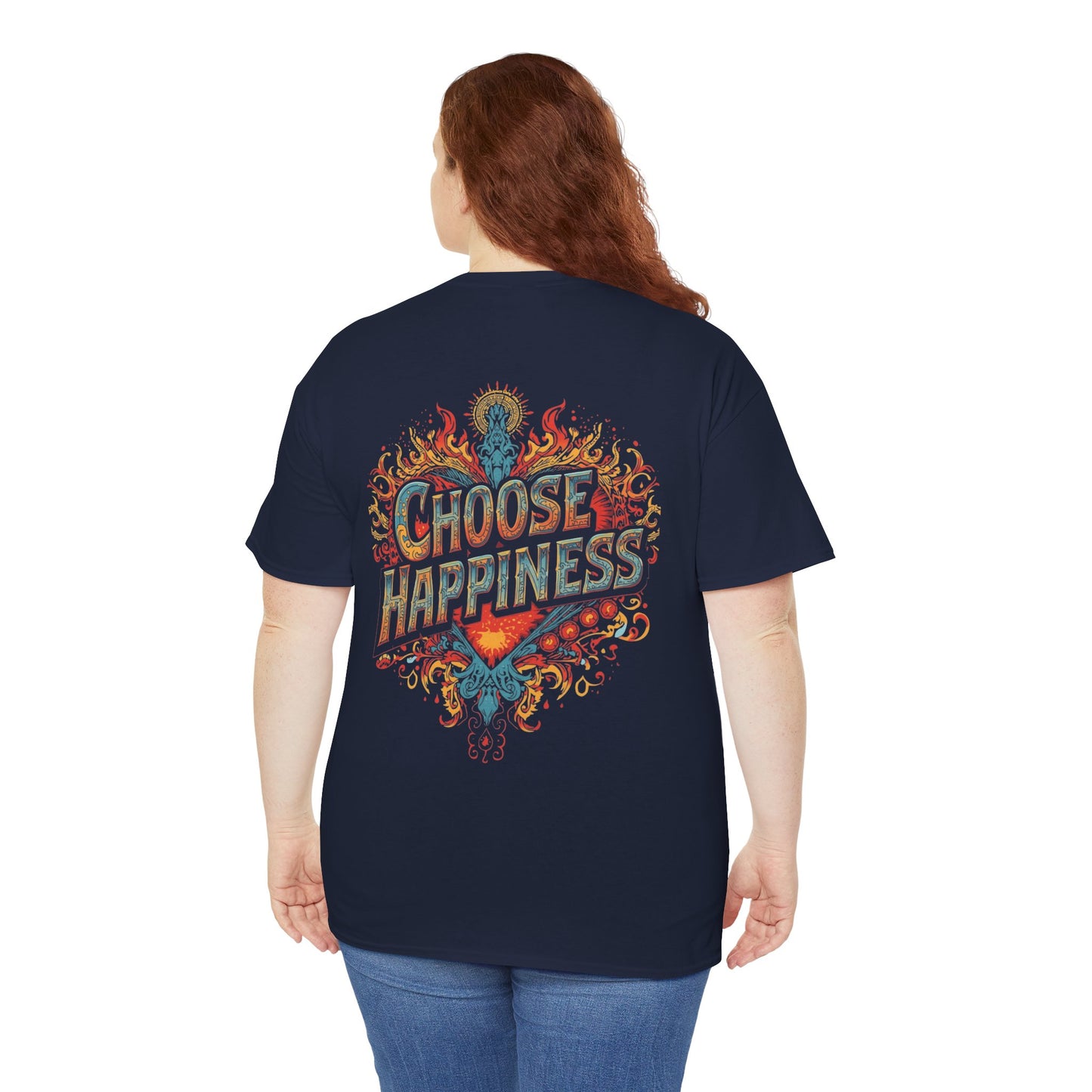 Choose Happiness Unixes T-Shirt Positive Mindset Vibes