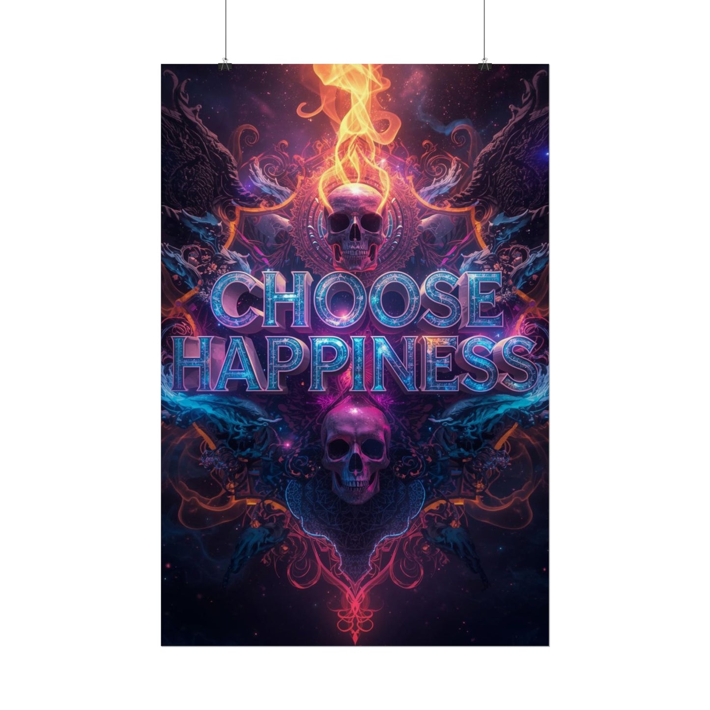 The LifeBox Motivational Poster, Choose Happiness Wall Art, Self Discipline & Mindset Decor, Personal Growth Inspirational Quote Print