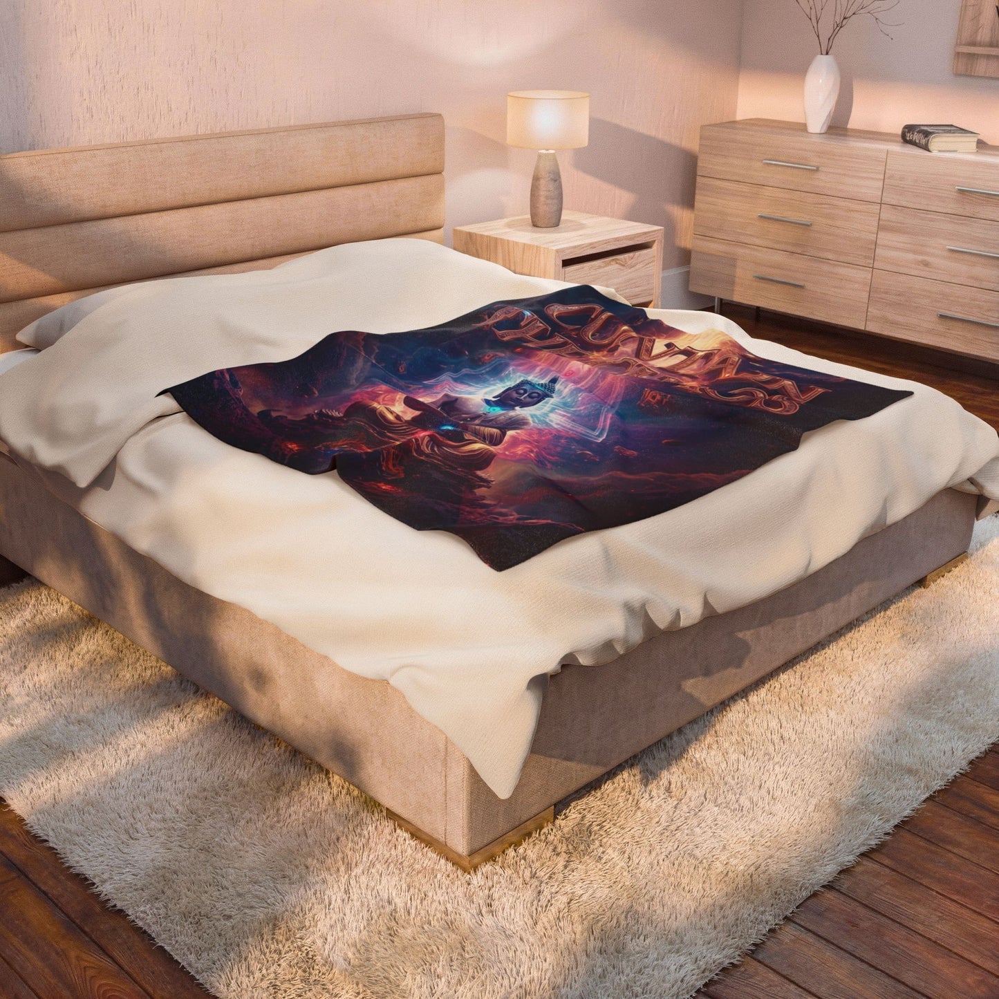 Contain the Chaos Velveteen Plush Blanket