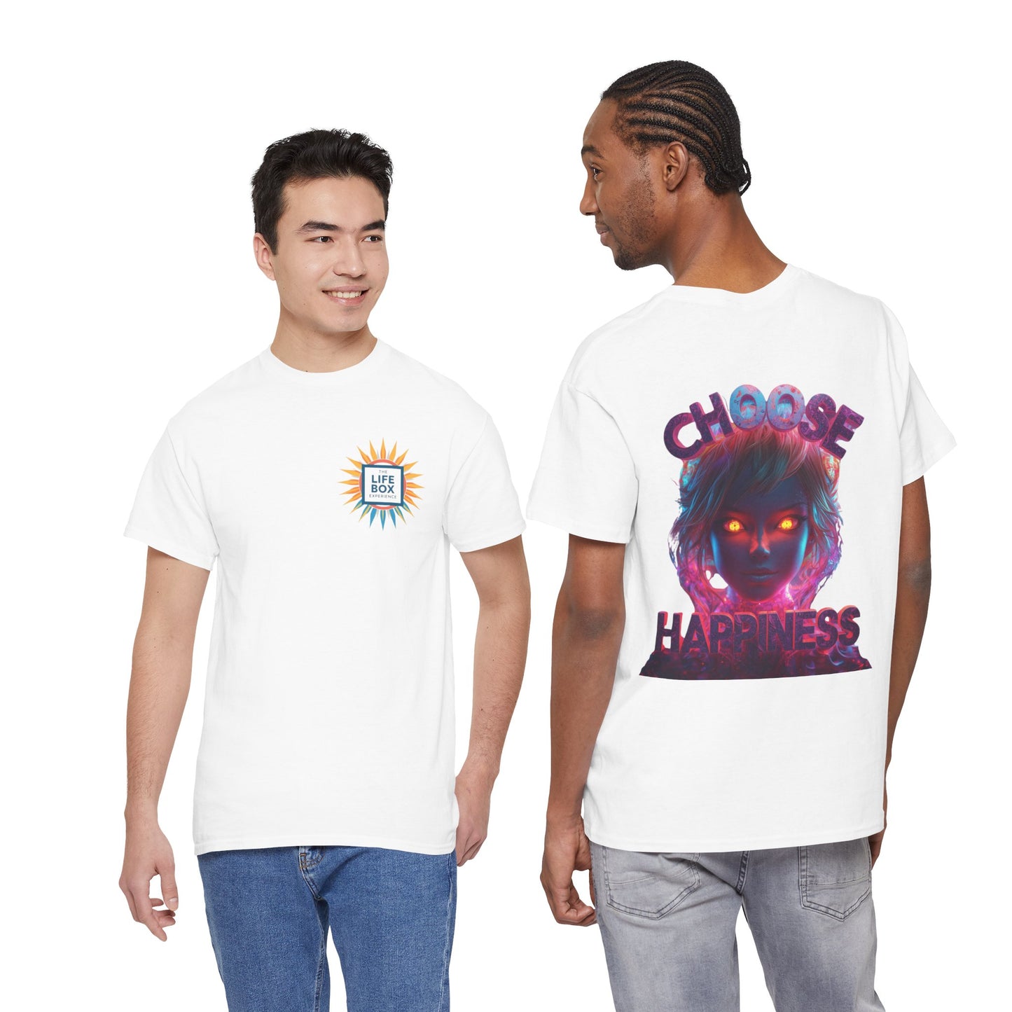 Choose Happiness Unixes T-Shirt Positive Mindset Vibes