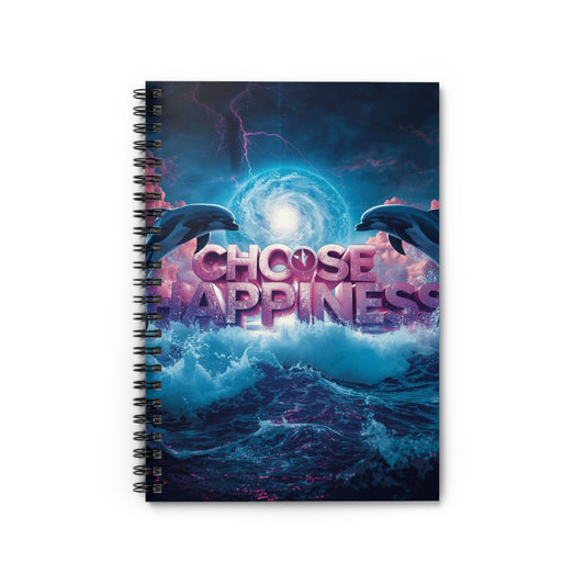 Choose Happiness Spiral Notebook Ruled Journal for Positivity & Daily Notes