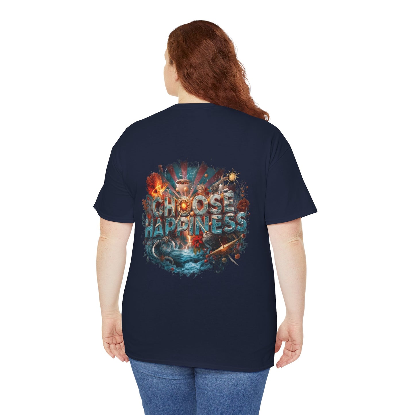 Choose Happiness Unixes T-Shirt Positive Mindset Vibes
